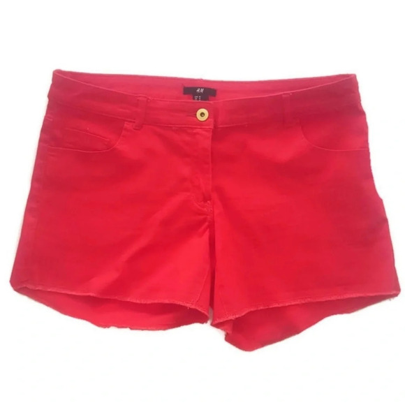 H&M Pants - H&M Red Jean Shorts